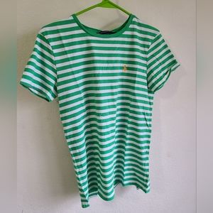 Polo Ralph Lauren large women's crew neck stripped t-shirt bundle